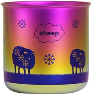 ホリエ チタンデザインマグカップ 動物 ヒツジ(イエローマゼンタ) TMA-212A ホリエ チタンデザインマグカップ 動物 ヒツジ(イエローマゼンタ) TMA-212A